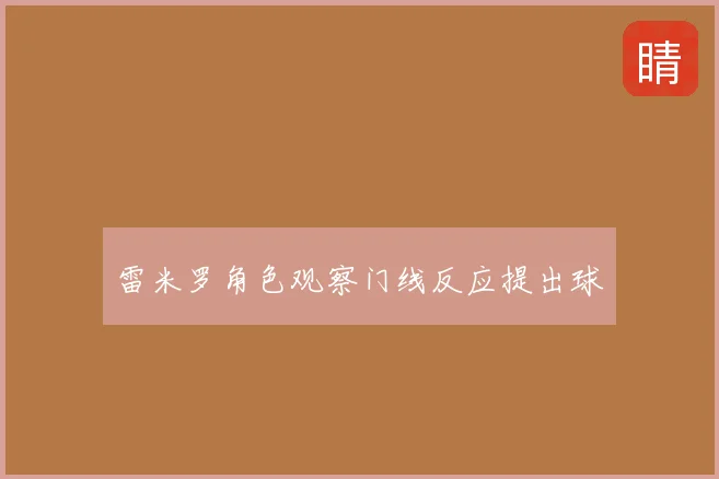 雷米罗角色观察门线反应提出球